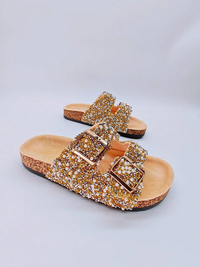 Black Sequined Flat Slippers: Your Must-Have Holiday Home and Beach Companion