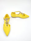 Rhinestone Glamour: Women's Luxurious Hollow-Out Party Flats