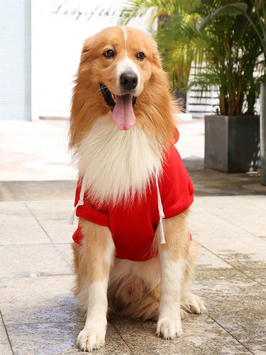 Cozy Red Pet Hoodie: The Perfect Everyday Solution for Cats and Dogs