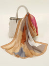 Chic Chiffon: New Spring Collection Silk Scarf - Lightweight Mid-Size for Everyday Use