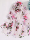 Lovely Lotus: Floral Print Scarf for an Elegant Look