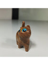 Handcrafted Green Sandalwood Standing Cat Figurine: The Perfect Gift for Pet Lovers