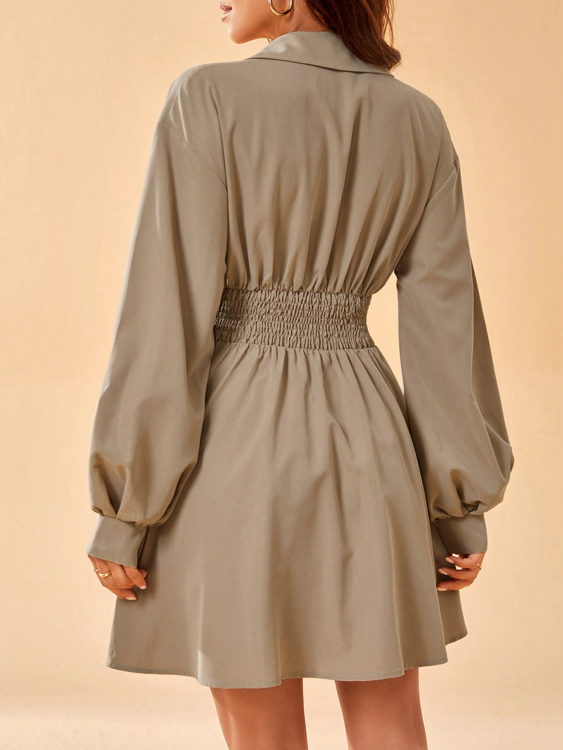 Elevate your wardrobe with our Chic & Elegant Coffee-Colored Long Sleeve Dress specifically designed for tall women. Its stylish design and rich color make it perfect for any occasion. Made from high-quality materials, this dress offers comfort and sophistication. Perfect for those with discerning tastes.