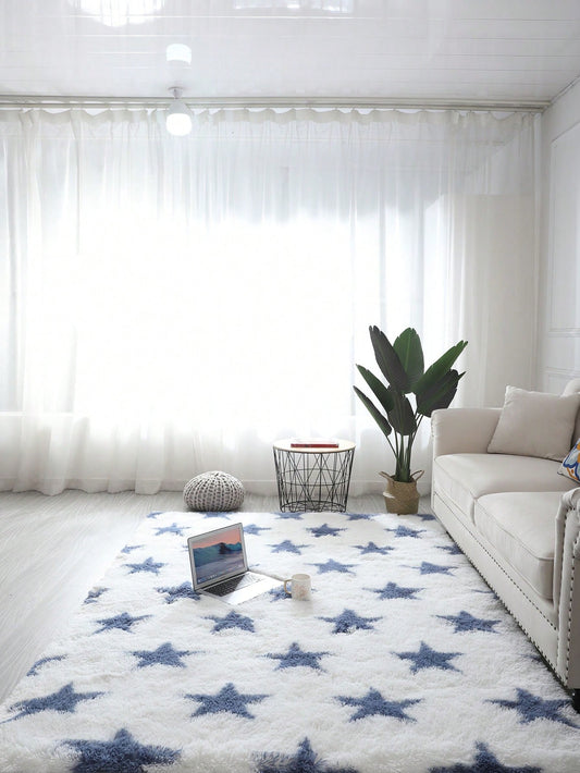 Nordic Wave Silk Wool Blend Rug: Elegant Diamond Square Design for Multiple Rooms