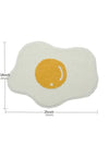 Cute Cartoon Egg-Shaped Kids Bathmat: Soft, Non-Slip, Machine Washable
