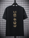 Statement Style: Expression Print Drop Shoulder Tshirt For Men