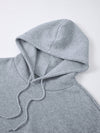 Men's Gray Hoodie: Embrace Faith with Jesus Print