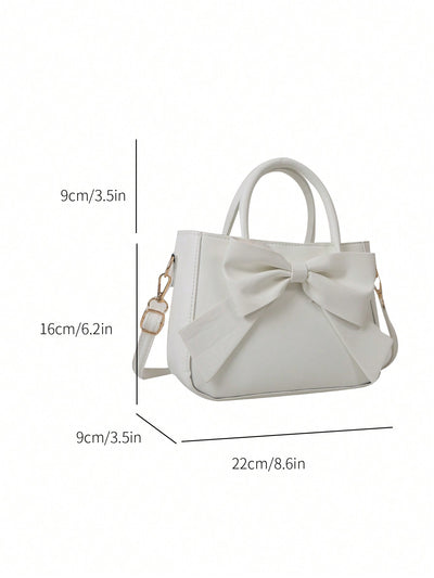 Chic and Stylish Bow-Decor Handbag: A Must-Have for Fashionable Women