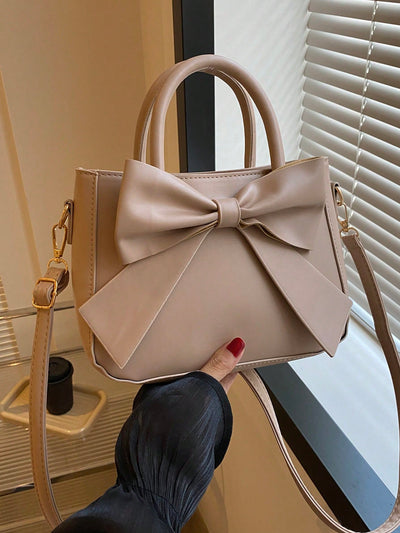 Chic and Stylish Bow-Decor Handbag: A Must-Have for Fashionable Women