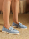 2024 Spring/Summer Women's British Style Penny Loafers - Comfortable and Versatile Office Shoes in Plus Size