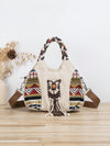 Introducing the Bohemian Owl Handbag, a beautifully crafted crossbody shoulder bag. Handmade with intricate weaving, this unique bag flaunts a stylish owl design. With its spacious interior and comfortable crossbody strap, it's the perfect balance of fashion and functionality. Elevate any outfit with this one-of-a-kind accessory.