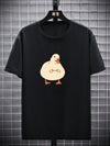 Dapper Duckling: Men's Short Sleeve T-shirt with Adorable Design