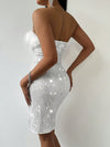 Glamour Galore Sequin Split Dress