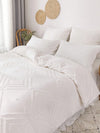 Chic Zebra Striped Duvet Cover Set: 3-Piece Modern Bedding for All Seasons