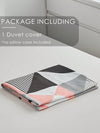 Vibrant Impressions: Single Size Polyester Printed Duvet Cover Set