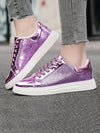 Sparkling Rhinestone Sneakers: Stylish and Sporty Leisure Footwear for Women