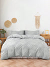 Chic Zebra Striped Duvet Cover Set: 3-Piece Modern Bedding for All Seasons