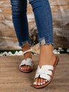 Summer Flat Sandals: Stay Stylish and Comfy with Open-Toe Cool Slippers