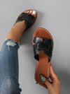 Summer Flat Sandals: Stay Stylish and Comfy with Open-Toe Cool Slippers