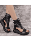 Elevate your summer style with our chic Roman Style Waterproof Platform Black Sandals for Women. Featuring a stylish design and waterproof material, these sandals offer both fashion and functionality. Perfect for any outdoor occasion, these sandals will keep you looking and feeling stylish all season long.