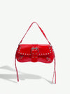 Riveting Style: Chic Shoulder Bag for Women and Teenagers