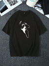 Ghost Face Men's Loose Fitting Tee: Loose-Fitting Style for a Hauntingly Cool Look