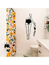 Feminine Elegance: Nude Woman Metal Wall Art for Modern Bathroom Decor