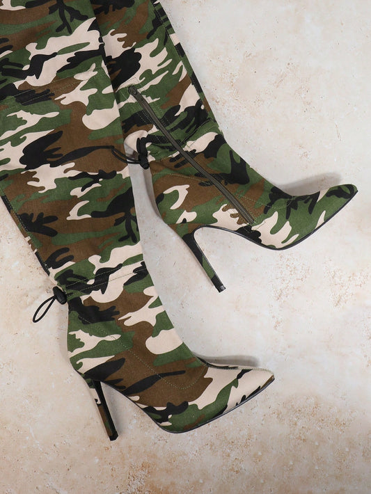 Sleek and Chic: Women's High Heel Over-the-Knee Boots