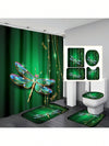 Upgrade your bathroom with our luxurious Modern Diamond Dragonfly <a href="https://canaryhouze.com/collections/shower-curtain?sort_by=created-descending" target="_blank" rel="noopener">Shower Curtain</a> Set. The anti-slip mat adds safety while the elegant design of the diamond dragonfly pattern adds a touch of style. Transform your bathroom into a modern and safe oasis