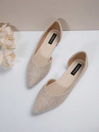 Chic and Charming: Women's Pointed Toe Slip-On Flats for Work, Party, Shopping, and School