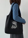 Mushroom Madness: Fashionable Minimalist Canvas Tote Bag - Best Gag Gift