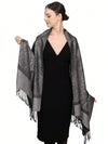 Elegant Vintage Style Jacquard Scarf for Fashionable Outings