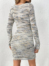 Essence of Elegance: Space Dye Bodycon Sweater Dress