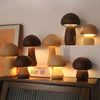 Unique Mushroom Table Lamp: Adjustable LED Brightness for Creative Home Decoration
