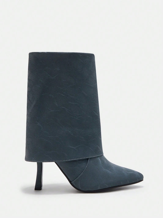 Elevate Your Style: Women's Heeled Mid-calf Boots