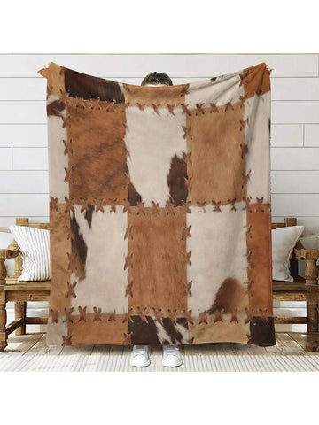Cozy Cattle Flannel Blanket: The Perfect Gift for All Seasons