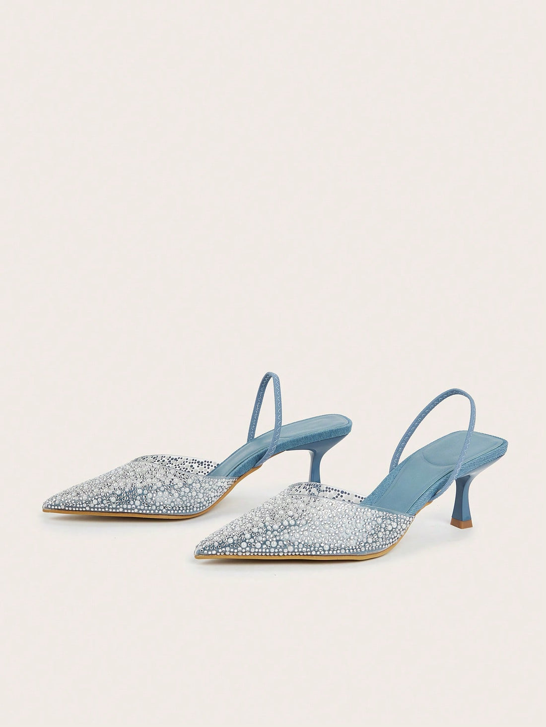 Elevate your style with our Sparkling Blue High Heel Sandals. Perfect for weddings, parties, and any special occasion, these sandals feature a stunning sparkling design that will add a touch of glamour to any outfit. With a comfortable high heel, these sandals are the perfect mix of style and functionality.