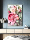 Flower Thick Oil Painting Canvas Wall Art - Elegant Décor for Any Room