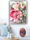 Flower Thick Oil Painting Canvas Wall Art - Elegant Décor for Any Room