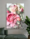 Flower Thick Oil Painting Canvas Wall Art - Elegant Décor for Any Room