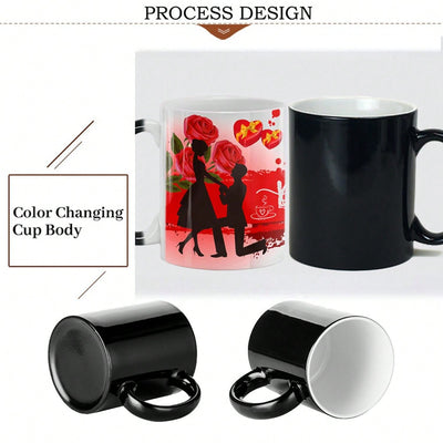 Magic Color-Changing Ceramic Coffee Mug - The Perfect Gift for Family and Friends