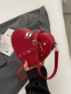 Chic Luxury Heart-Shaped Shoulder Bag - The Perfect Gift for Stylish Couples