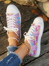 Cartoon Printed Sneakers for European and American Women