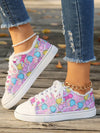 Cartoon Printed Sneakers for European and American Women