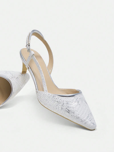 Sleek Silver Pointed Toe Pumps: The Perfect Blend of Fashion and Simplicity