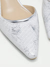 Sleek Silver Pointed Toe Pumps: The Perfect Blend of Fashion and Simplicity