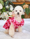 Adorable Floral Print Bow Decor Pet Dress for your Pooch