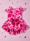 Adorable Floral Print Bow Decor Pet Dress for your Pooch