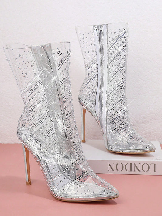 Sparkle and Shine: Women's Rhinestone Fashion Boots