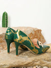 Pearl Perfection: Women's High Heel Stiletto Single Shoes